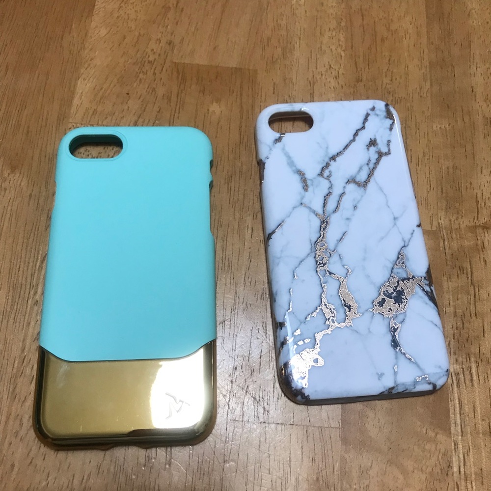 Bundled 2 cute iPhone 7 case NWOT